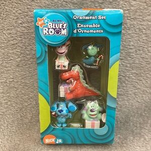 2004 Vintage Blue’s Room Ornament Set Nick Junior E